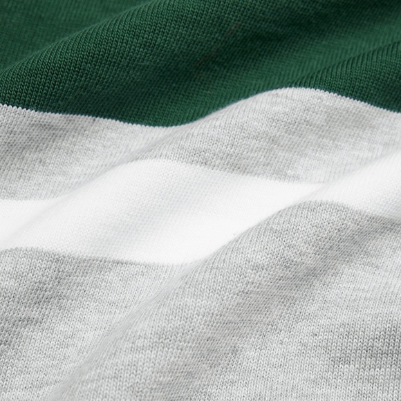 TNA Mighty Cotton Lomu Polo Longsleeve — XXS (Hthr Chrm / Campus Grn) - Picture 2 of 11